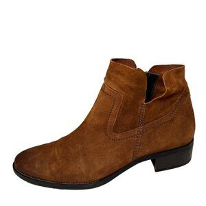 Paul Green Women Nicole Brown Suede Western Boots size 9.5 US‎  New